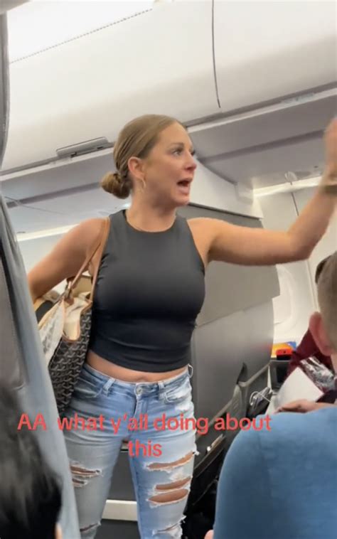 Jul 5, 2023 ... In a viral video going around the internet, a woman was seen causing a ruckus mid-air on a plane as she claimed to see something "not real" ...